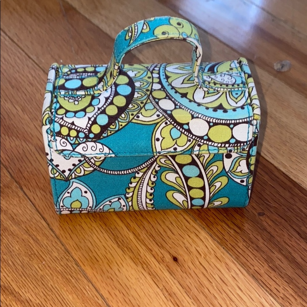 Vera Bradley Peacock Travel Size Jewelry Box
